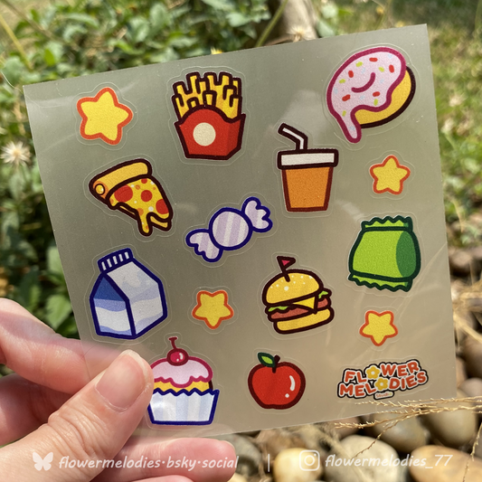 Foodie Sticker Sheet
