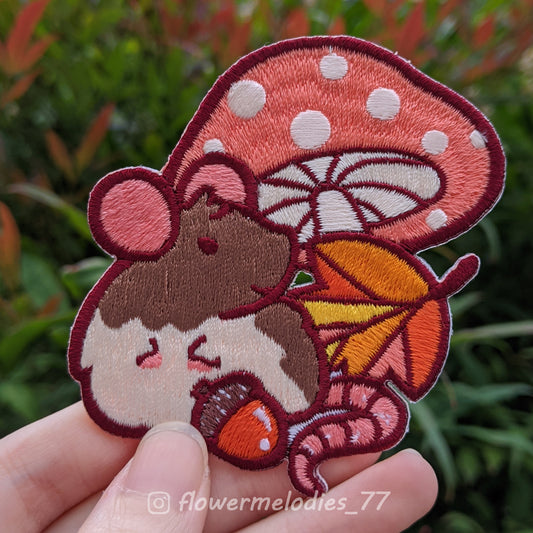 Autumn Rat Patch - Two tone brown