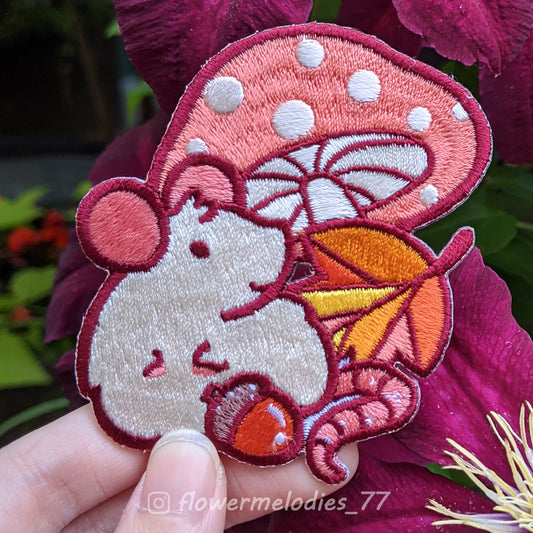 Autumn Rat Patch - White